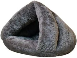Watonic Cat Bed Winter Warm Triangular Cat Litter Pet Kennel And Dog Mat Thick Sleeping Bag Bed For Cats & Small Dogs Calming Cozy Covered Cushion Cuddlers Burrowers(B,26x36x4cm) -Purritos Shop 41ey2azn 8L. AC 1