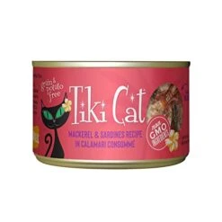 Tiki Cat & Tiki Dog 8/6 Oz Grill Mackerel-Makaha Cat Food, One Size
