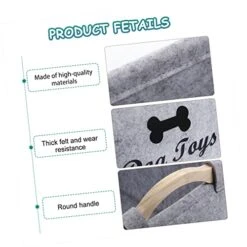 4 Pcs Gift Small Toy Blankets Organizing Chest Wood Cube Basket Black Bins Leashes Collapsible Container Puppy Countertop Rope Cat For Home Laundry Handles Apparel& Accessory -Purritos Shop 41gZkuojveL