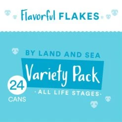 WholeHearted Grain Free By Land And Sea Flaked Wet Cat Food Variety Pack For All Life Stages, 2.8 Oz., Count Of 24 -Purritos Shop 41hDSCBtphL