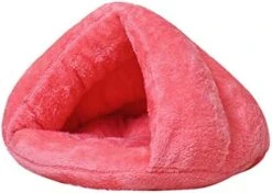 Watonic Cat Bed Winter Warm Triangular Cat Litter Pet Kennel And Dog Mat Thick Sleeping Bag Bed For Cats & Small Dogs Calming Cozy Covered Cushion Cuddlers Burrowers(B,26x36x4cm) -Purritos Shop 41mP4t1RTsL. AC