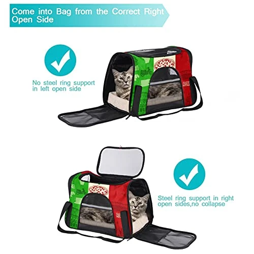 Pet Carrier Italy Food Soft-Sided Pet Travel Carriers For Cats,Dogs Puppy Comfort Portable Foldable Pet Bag Airline Approved 6 Pet Carrier Italy Food Soft-Sided Pet Travel Carriers For Cats,Dogs Puppy Comfort Portable Foldable Pet Bag Airline Approved - Image 4