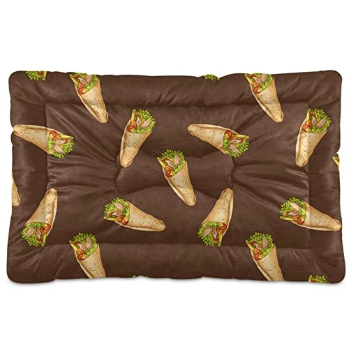 Food Burrito Dog Bed Cat Bed Soft Comfortable Pet Bed Non-Slip Calming Kennel Pad For Small Medium Large Dogs Cats 2116467 3 Food Burrito Dog Bed Cat Bed Soft Comfortable Pet Bed Non-Slip Calming Kennel Pad For Small Medium Large Dogs Cats 2116467