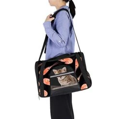 Pet Carrier Shrimp Pattern Sea Food Soft-Sided Pet Travel Carriers For Cats,Dogs Puppy Comfort Portable Foldable Pet Bag Airline Approved 18 Pet Carrier Shrimp Pattern Sea Food Soft-Sided Pet Travel Carriers For Cats,Dogs Puppy Comfort Portable Foldable Pet Bag Airline Approved -Purritos Shop 41oExIXNFXS