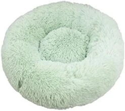 YangYan Long Plush Pet Bed Cat Super Soft Bed For Dogs Kennel Dog Round Winter Warm Sleeping Puppy Cushion Mat Portable Cat Supplies (Color : Pink, Size : 40cm) -Purritos Shop 41oOsYpHAyL. AC