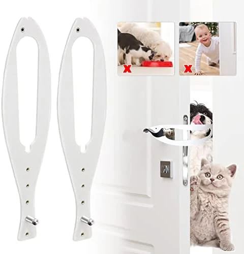 Cat Door Holder Latch,2 Packs Pink Cat Door Alternative Installs Fast Flex Latch Strap Let's Cats In & Keeps Dogs Out Of Litter Food Safe Baby Proof 5 Function Holes No Measuring No Pet Gate 9 Cat Door Holder Latch,2 Packs Pink Cat Door Alternative Installs Fast Flex Latch Strap Let's Cats In & Keeps Dogs Out Of Litter Food Safe Baby Proof 5 Function Holes No Measuring No Pet Gate - Image 8