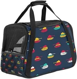 Pet Carrier Tasty Food Soft-Sided Pet Travel Carriers For Cats,Dogs Puppy Comfort Portable Foldable Pet Bag Airline Approved -Purritos Shop 41rxUiDxbNS. AC