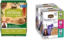 Rachael Ray Nutrish Premium Natural Dry Cat Food, Real Chicken & Brown Rice Recipe, 14 Pounds (Packaging May Vary) -Purritos Shop 41sowkqaJHL. AC