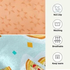 Food Pizza Dog Bed Cat Bed Soft Comfortable Pet Bed Non-Slip Calming Kennel Pad For Small Medium Large Dogs Cats 2116507 -Purritos Shop 41vFsRxHcwL