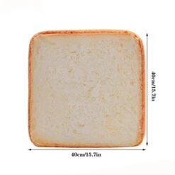 GENERIC Syneyper Creative Pet Mat Cat Dog Bed Washable Cushion Pillow Bread Mattress Pannier Dog (Khaki, One Size) -Purritos Shop 41vvraSiGKL