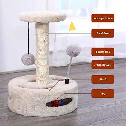 JYDQM Toy Climbing Furniture Cats Scratching Shape Interactive Toys Kitten Climbing Frame Cats Scratch Board (Color : A, Size : One Size) 5 JYDQM Toy Climbing Furniture Cats Scratching Shape Interactive Toys Kitten Climbing Frame Cats Scratch Board (Color : A, Size : One Size) - Image 3