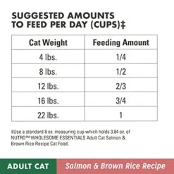 NUTRO WHOLESOME ESSENTIALS Adult Natural Dry Cat Food Salmon & Brown Rice Recipe, 14 Lb. Bag -Purritos Shop 41ylDv4XHkL