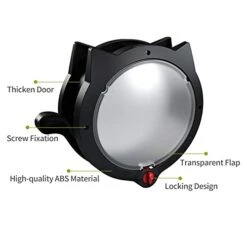 Homtoozhii Cat Door Locking Cat Door For Interior & Exterior Doors Interior Cat Flap For Pets Pet Doors For Cat Easy Installation 14 Homtoozhii Cat Door Locking Cat Door For Interior & Exterior Doors Interior Cat Flap For Pets Pet Doors For Cat Easy Installation -Purritos Shop 41z4isGoeyL 1