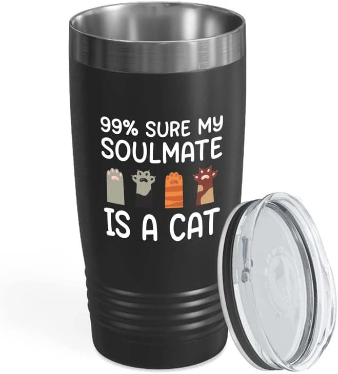 Flairy Land Cat Lady Black Tumbler 20oz - Catnipulation Defiition -Cat Themed Kitchenware Cat Parent Gift Cat Person Feline Mom Furkids Cat Sitter Cat Groomer Middle Aged Woman 8 Flairy Land Cat Lady Black Tumbler 20oz - Catnipulation Defiition -Cat Themed Kitchenware Cat Parent Gift Cat Person Feline Mom Furkids Cat Sitter Cat Groomer Middle Aged Woman - Image 7