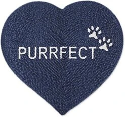 Bone Dry DII Braided Pet Mat Collection 100% Cotton, Oval Shape, Gray Good Kitty -Purritos Shop 5138mAanO9L. AC