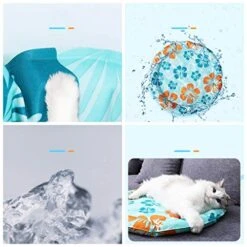 Yliping Cat Dog Ice Pad Summer Cat Litter Mat Water Bed Dog Mat Cooling Summer Waterproof (Size : A(S)) -Purritos Shop 514dU1xRV1L