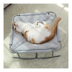 YangYan Pet Hammock Cats Beds Indoor Cat House Mat For Warm Small Dogs Bed Kitten Lounger Cute Removable Sleeping Mats Products (Color : Mat Pink) -Purritos Shop 514tHE6TuKL