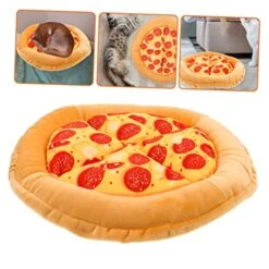 Mipcase 5pcs Cat Nest Large Pet Bed Soft Mattresses Large Outdoor Mat Dog Bed Small Dog Cushion Dog Round Bed Cloth Kitten Beds Squeaky Cat Bed Cat Toys Winter Food Outdoor Cat Houses -Purritos Shop 5155nHRtwVL