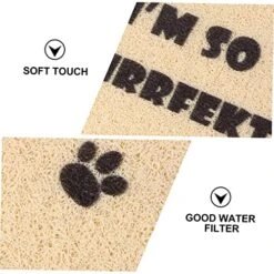 Pet Cat Litter Mat Large Cat Litter Mat Outdoor Heated Mats Outdoor Litter Box Cat Mat Urine Proof Trapper Mat Dog Mat For Food And Water Cat Cushion Pet Food Mat Dog Cushion 1pc