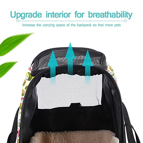 Pet Carrier Cute Sushi Japanese Food Soft-Sided Pet Travel Carriers For Cats,Dogs Puppy Comfort Portable Foldable Pet Bag Airline Approved 6 Pet Carrier Cute Sushi Japanese Food Soft-Sided Pet Travel Carriers For Cats,Dogs Puppy Comfort Portable Foldable Pet Bag Airline Approved - Image 4