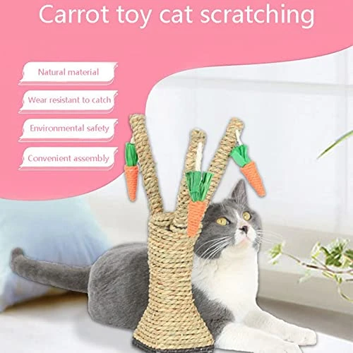 JYDQM Vertical Cats Scratching Board Cats Scratching Post Scratch Resistant Cats Tree Cats Climbing Frame Cats Toy Pet (Color : A, Size : One Size) 3 JYDQM Vertical Cats Scratching Board Cats Scratching Post Scratch Resistant Cats Tree Cats Climbing Frame Cats Toy Pet (Color : A, Size : One Size)