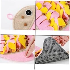 Pet Feeder Colorful Educational Detachable Sniff Portable Cat Smell Simulation Dog Pad Mat Cushion For Fish Pet Pet Slow Feeder -Purritos Shop 518vF5ELlzL