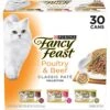 Purina Fancy Feast Grain Free Pate Wet Cat Food Variety Pack, Poultry & Beef Collection - (30) 3 Oz. Cans -Purritos Shop 519iNuyqL7L