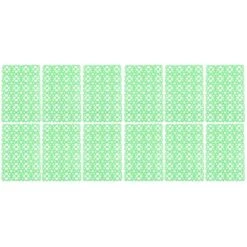 Iplusmile 12pcs In Splice Rabbit Pet Heat Inch, Cushions And Cat Mats- Dogs Random Cats Bottom Mats, Bunny Cages Snowflake Rat Mat, Chinchilla Design Non- Slip Skin Mat Animal, Holder Green