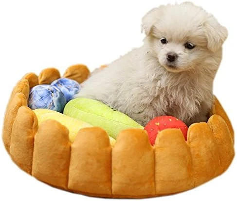S-Lifeeling Pet Tart Bed Cushion Detachable Soft Fuzzy Cat Bed Winter Plush Lovely Tart Warm Nest Kennel Comfortable Extended Dog Mat Pad 10 S-Lifeeling Pet Tart Bed Cushion Detachable Soft Fuzzy Cat Bed Winter Plush Lovely Tart Warm Nest Kennel Comfortable Extended Dog Mat Pad - Image 8