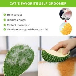 Durian Multifunctional Toys,Durian Cat Scratcher,Massaging And Removing Floating Hair Cat Dog Mint Toys (Yellow) 13 Durian Multifunctional Toys,Durian Cat Scratcher,Massaging And Removing Floating Hair Cat Dog Mint Toys (Yellow) -Purritos Shop 51DZ7Qaum3L 1