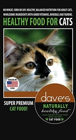 Dave's Pet Food Naturally Healthy Dry Cat Food, 8 Lb Bag