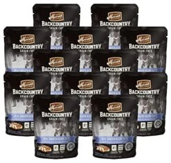 Merrick Backcountry Natural Wet Cat Food, Real Chicken Recipe Cuts With Added Vitamins & Minerals, Protein-Rich Morsels In Gravy, Grain Free Recipe, 3 OZ Pouch (Pack Of 12)