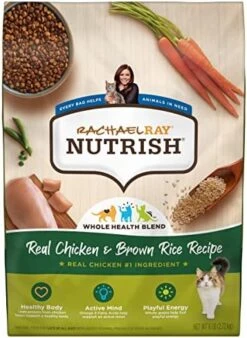 Rachael Ray Nutrish Premium Natural Dry Cat Food, Real Chicken & Brown Rice Recipe, 14 Pounds (Packaging May Vary) -Purritos Shop 51Eb7xUmfOL. AC