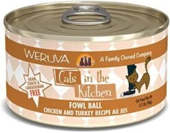 Weruva Cats In The Kitchen, Kitchen Cuties Variety Pack, Wet Cat Food, 3.2oz Can (Pack Of 12) -Purritos Shop 51FfLTpzWbL. AC