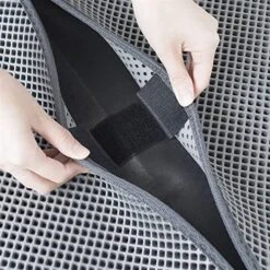 ALIKKA Dog Food Mat Household Pet Pads Kennel Cage Pads Pet Sand Pads Cat Litter Pads (Color : Gray, Size : 45x30cm) -Purritos Shop 51GLAd7HsqL