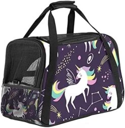 Pet Carrier Cute Pastel Foods Cupcake Patches Heart Pattern Soft-Sided Pet Travel Carriers For Cats,Dogs Puppy Comfort Portable Foldable Pet Bag Airline Approved -Purritos Shop 51Js BjM6MS. AC