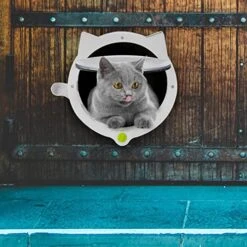 Homtoozhii Cat Door Locking Cat Door For Interior & Exterior Doors Interior Cat Flap For Pets Pet Doors For Cat Easy Installation 13 Homtoozhii Cat Door Locking Cat Door For Interior & Exterior Doors Interior Cat Flap For Pets Pet Doors For Cat Easy Installation -Purritos Shop 51K6RZkxh4L 1