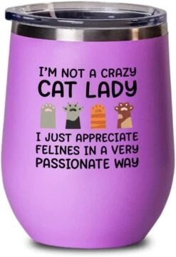 Flairy Land Cat Lady Black Wine Tumbler 12oz - Catnipulation Defiition -Cat Funny Gifts Cat Mom Cat Grandma Pet Paw Kitten Whiskers Cat Lovers Feline Cat Person Cat Rescuer -Purritos Shop 51K89gszA2L. AC