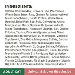 NUTRO WHOLESOME ESSENTIALS Adult Natural Dry Cat Food Salmon & Brown Rice Recipe, 14 Lb. Bag -Purritos Shop 51KWelQIiQL