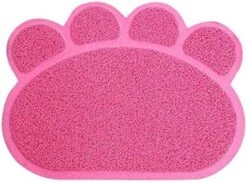 QCUTEP Pet Feeding Mat, Pet Litter Mat PVC Non-Slip Litter Tray Mat Waterproof Claw-Printed Pet Litter Pads For Cats Dogs And Puppies 40 X 30cm 16 QCUTEP Pet Feeding Mat, Pet Litter Mat PVC Non-Slip Litter Tray Mat Waterproof Claw-Printed Pet Litter Pads For Cats Dogs And Puppies 40 X 30cm -Purritos Shop 51LMpBnhQ3L. AC