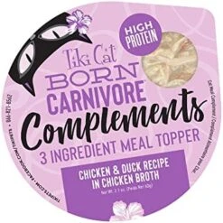 Tiki Cat Born Carnivore Complements Variety Pack, Chicken Blends, Wet, High-Protein & High-Moisture Cat Food Topper, 2.1 Oz. Cups (Pack Of 10) 20 Tiki Cat Born Carnivore Complements Variety Pack, Chicken Blends, Wet, High-Protein & High-Moisture Cat Food Topper, 2.1 Oz. Cups (Pack Of 10) -Purritos Shop 51M3AzZWSwL. AC
