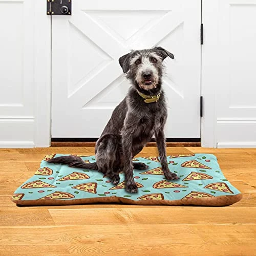 Food Pizza Dog Bed Cat Bed Soft Comfortable Pet Bed Non-Slip Calming Kennel Pad For Small Medium Large Dogs Cats 2116375 7 Food Pizza Dog Bed Cat Bed Soft Comfortable Pet Bed Non-Slip Calming Kennel Pad For Small Medium Large Dogs Cats 2116375 - Image 5