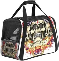 Pet Carrier Cute Pastel Foods Cupcake Patches Heart Pattern Soft-Sided Pet Travel Carriers For Cats,Dogs Puppy Comfort Portable Foldable Pet Bag Airline Approved -Purritos Shop 51Omt4liC7S. AC