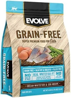 Evolve Grain Free Ocean Whitefish And Egg Cat Food -Purritos Shop 51PJ8TB7V0L. AC