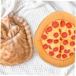 Ipetboom 3pcs Cat Nest Outdoor Playset Outdoor Cat Toys Winter Outdoor Toys Cat Beds For Indoor Cats Pizza Pet Mat Pet Mats Cushion Small Cat Bed Cat Squeaky Toy Kitten Bed Keep Warm Food -Purritos Shop 51PwNTk2D2L