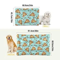 Food Pizza Dog Bed Cat Bed Soft Comfortable Pet Bed Non-Slip Calming Kennel Pad For Small Medium Large Dogs Cats 2116375 11 Food Pizza Dog Bed Cat Bed Soft Comfortable Pet Bed Non-Slip Calming Kennel Pad For Small Medium Large Dogs Cats 2116375 -Purritos Shop 51QieQ2frRL