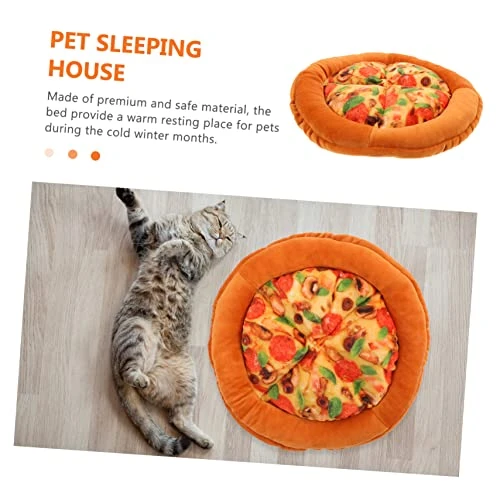 MARMERDO Cat Nest Indoor Cat House Cat Mat For Food Large Outdoor Cat House Plush Pizza Pet Mattress Thermal Dog Bed Cat House Bed Cat Hideaway Kitten Bed Cat Sleeping Mat Cloth The Dog 8 MARMERDO Cat Nest Indoor Cat House Cat Mat For Food Large Outdoor Cat House Plush Pizza Pet Mattress Thermal Dog Bed Cat House Bed Cat Hideaway Kitten Bed Cat Sleeping Mat Cloth The Dog - Image 6