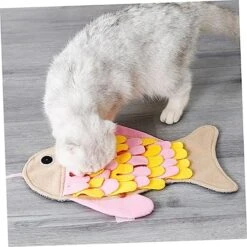 Pet Feeder Colorful Educational Detachable Sniff Portable Cat Smell Simulation Dog Pad Mat Cushion For Fish Pet Pet Slow Feeder -Purritos Shop 51Ruu8U9V5L