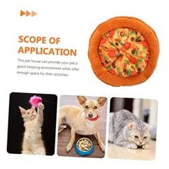 MARMERDO Cat Nest Indoor Cat House Cat Mat For Food Large Outdoor Cat House Plush Pizza Pet Mattress Thermal Dog Bed Cat House Bed Cat Hideaway Kitten Bed Cat Sleeping Mat Cloth The Dog 14 MARMERDO Cat Nest Indoor Cat House Cat Mat For Food Large Outdoor Cat House Plush Pizza Pet Mattress Thermal Dog Bed Cat House Bed Cat Hideaway Kitten Bed Cat Sleeping Mat Cloth The Dog -Purritos Shop 51S0wTpvxTL