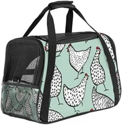 Pet Carrier Cartoon Donuts Food Plants Pattern Soft-Sided Pet Travel Carriers For Cats,Dogs Puppy Comfort Portable Foldable Pet Bag Airline Approved -Purritos Shop 51WMpWUoVwL. AC